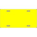 Power House Yellow Solid Flat Automotive License Plates Blanks for Customizing PO125669